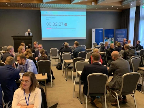 Frá Nýsköpunarmóti 2019 en mótið verður haldið með rafrænum hætti í ár. 
