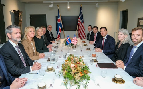 Prime Minister Kristrún Frostadóttir also met with Secretary Rubio.